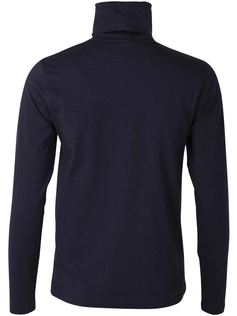 Danemanna Modal Rollneck Tee Dark Navy