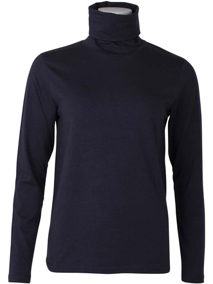 Danemanna Modal Rollneck Tee Dark Navy