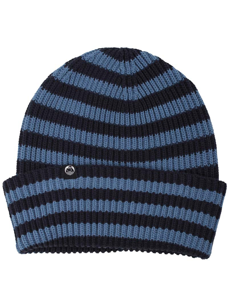 Danefolk Cotton Beanie Dark Slate/Blue Grey