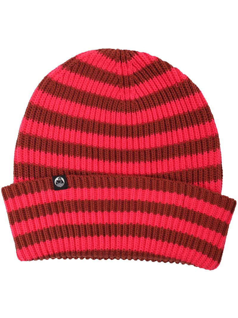 Danefolk Cotton Beanie Bright Pink/Rust