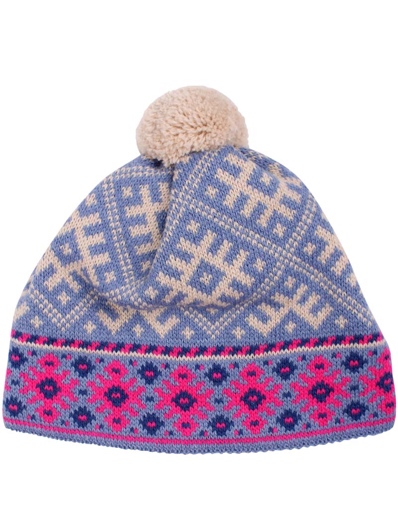 Danelsdyr Wool Beanie Porcelaine/Offwhite