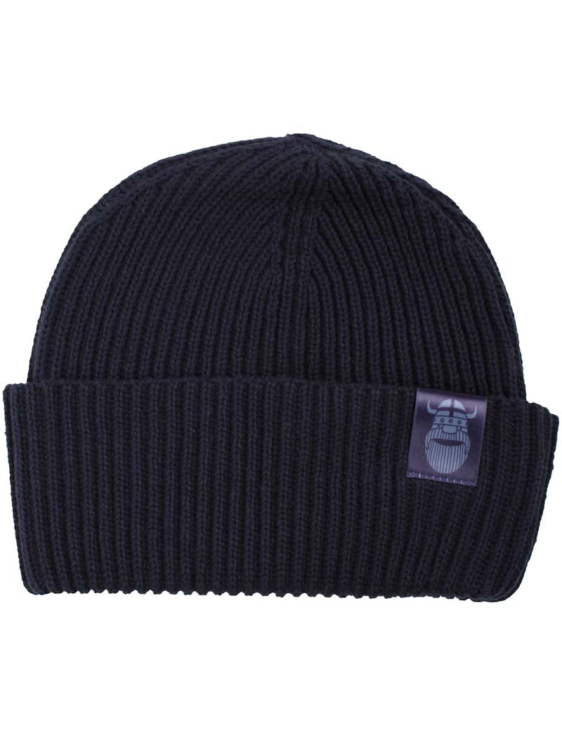 Daneby Cotton Beanie Dark Navy