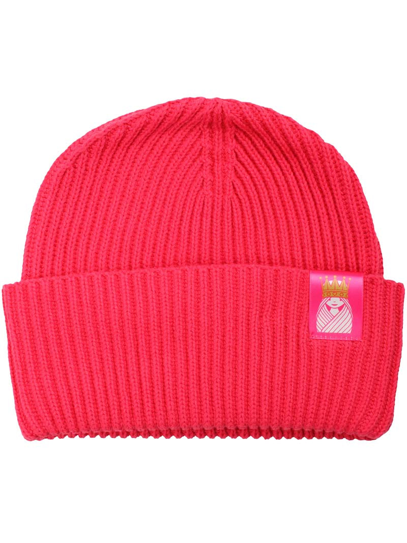 Daneby Cotton Beanie Bright Pink