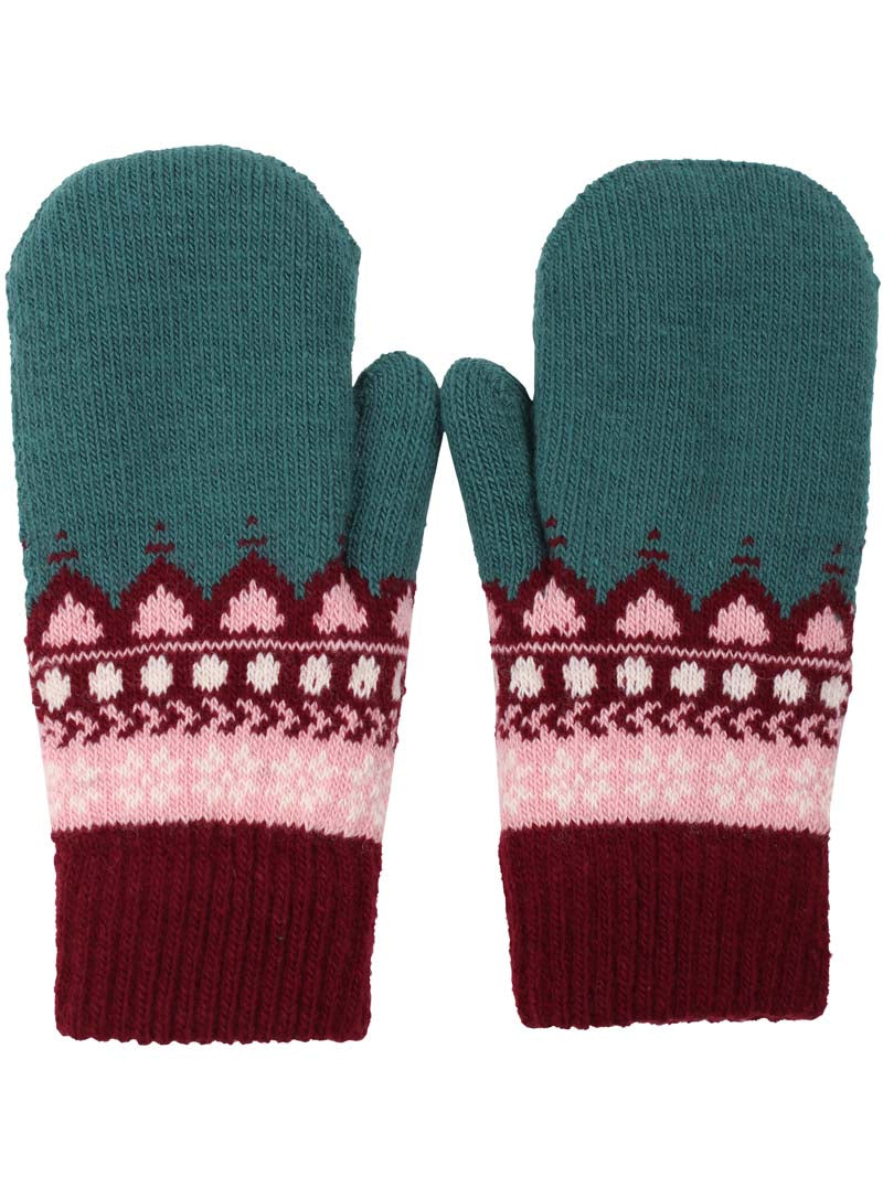 Danewalnut Mittens Dark Slate JAQUARD