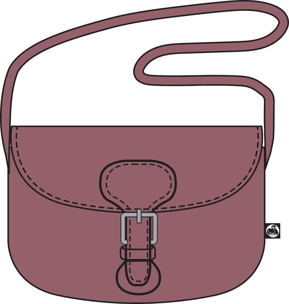 Danebernadotte Leather Shoulder Bag Mauve