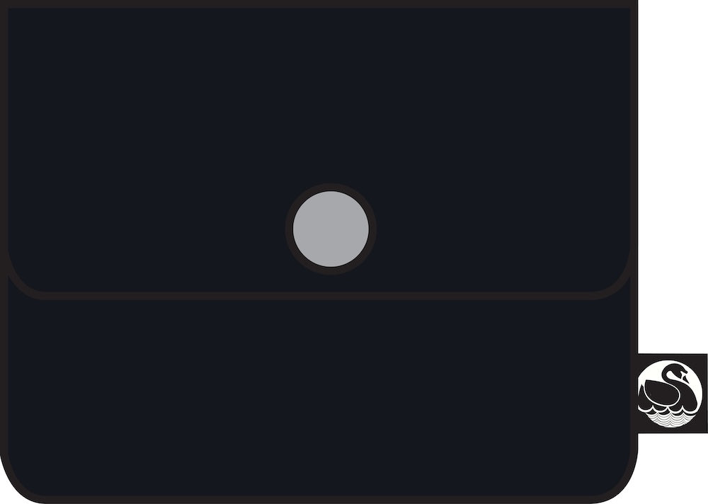 Danewillemoes Leather Wallet Dark Navy