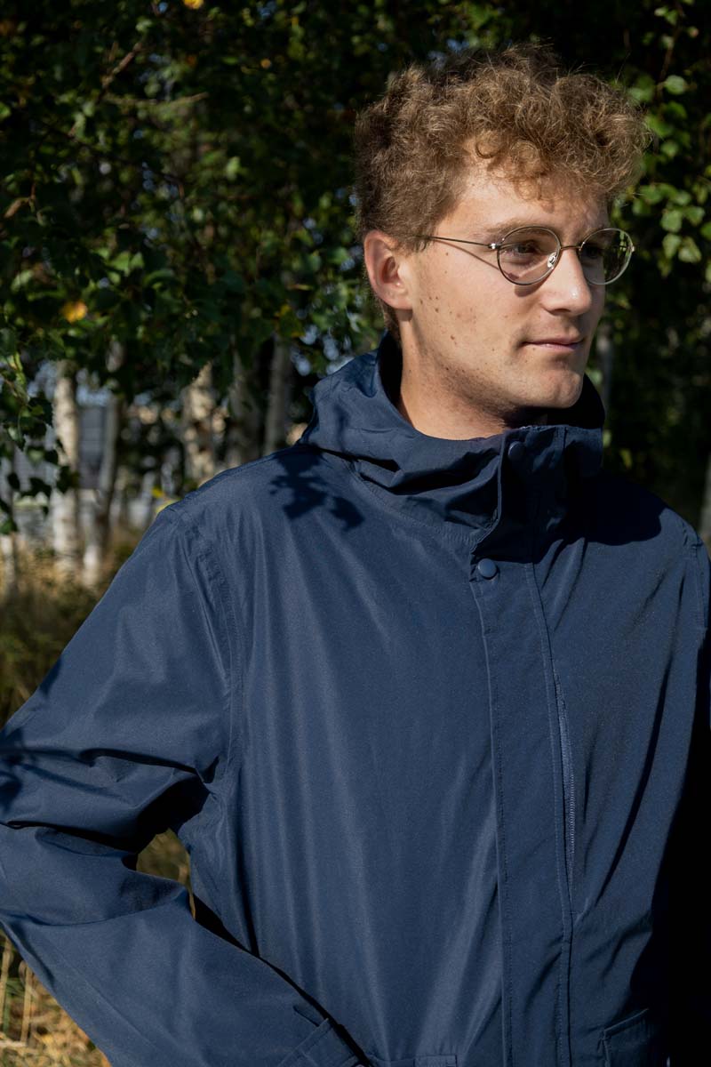 Danehirtshals Rain Jacket Dark Navy