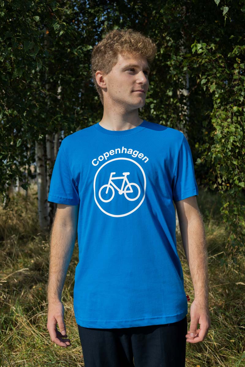 CYCLECPH Cycle Tee Royal Blue CYCLE (white)