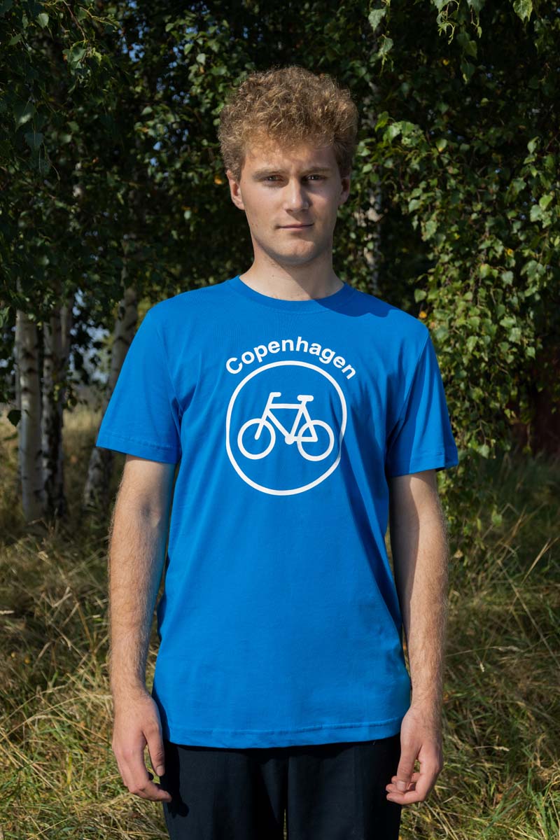 CYCLECPH Cycle Tee Royal Blue CYCLE (white)