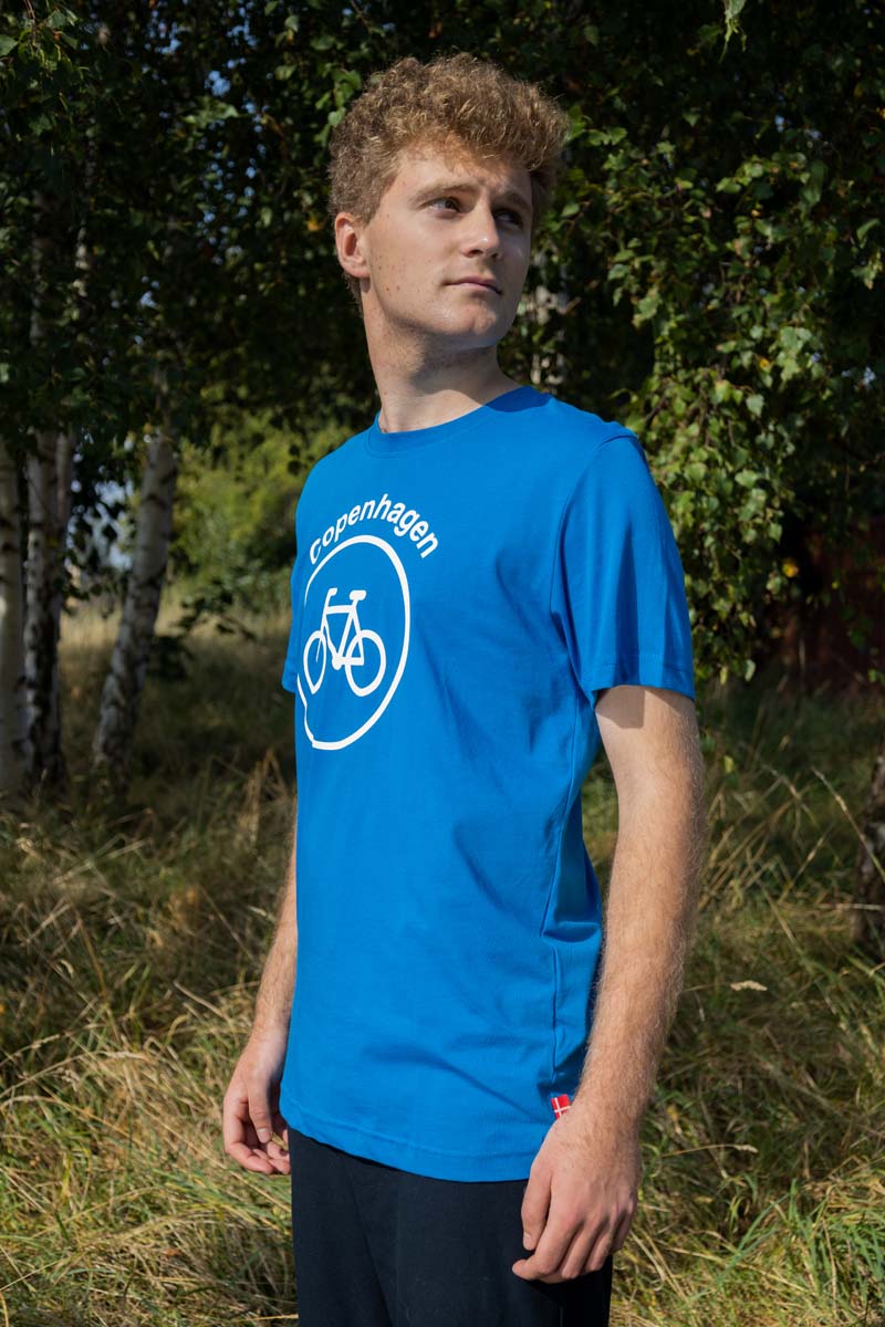 CYCLECPH Cycle Tee Royal Blue CYCLE (white)