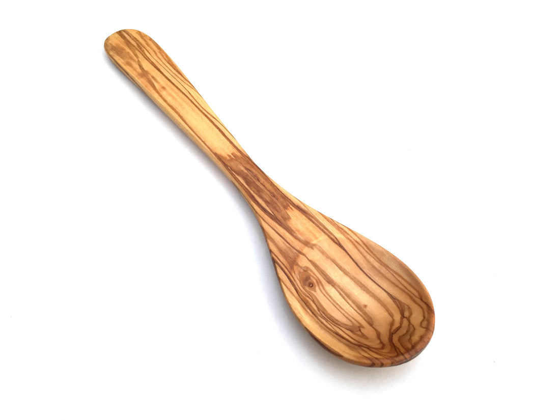 Lækker håndlavet grydeske i oliventræ