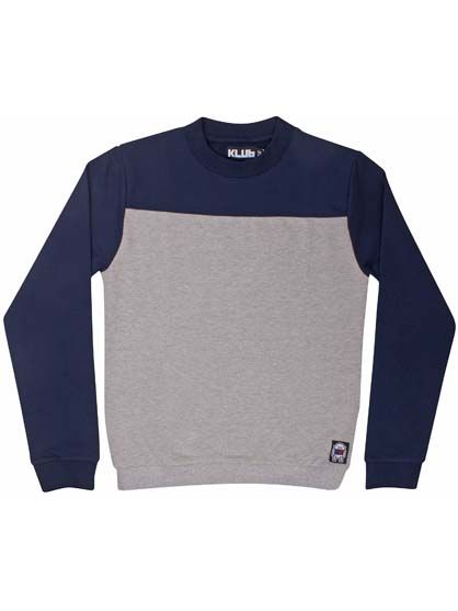 Bob Sweatshirt Heather Grey/Navy