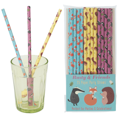 RL Paper Straw (Pack of 25) Rust and friends