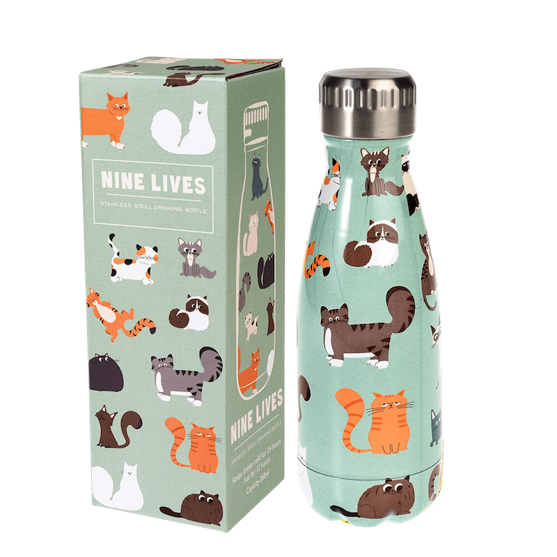 RL Stainless Steel Bottle 260 ml Nine Lives