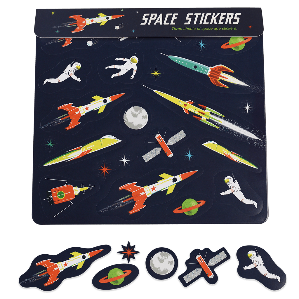 RL Stickers - 3 Sheets Space Age