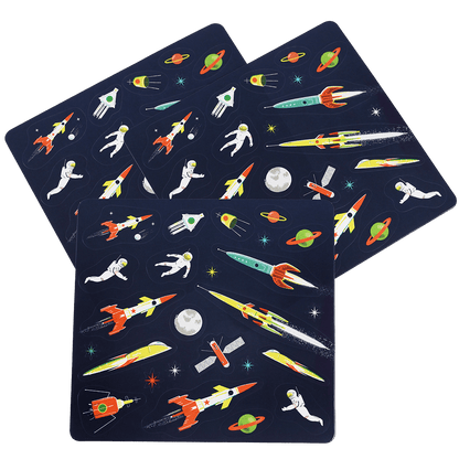 RL Stickers - 3 Sheets Space Age