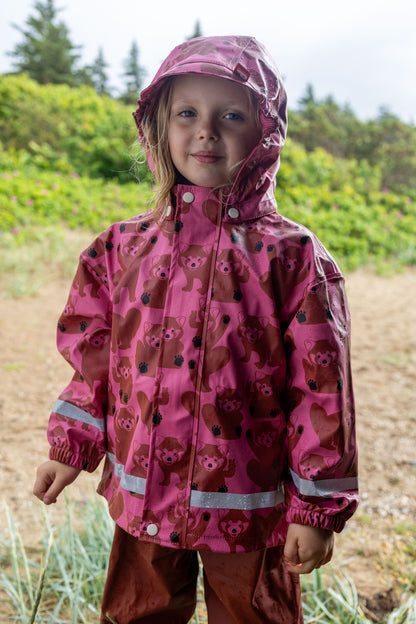 Dyrseason Rain Set Soft Cherry MULTIROED PANDA