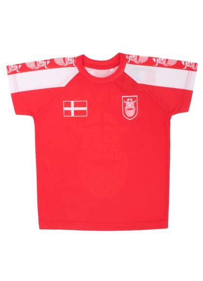 T-shirt til børn med danmark viking
