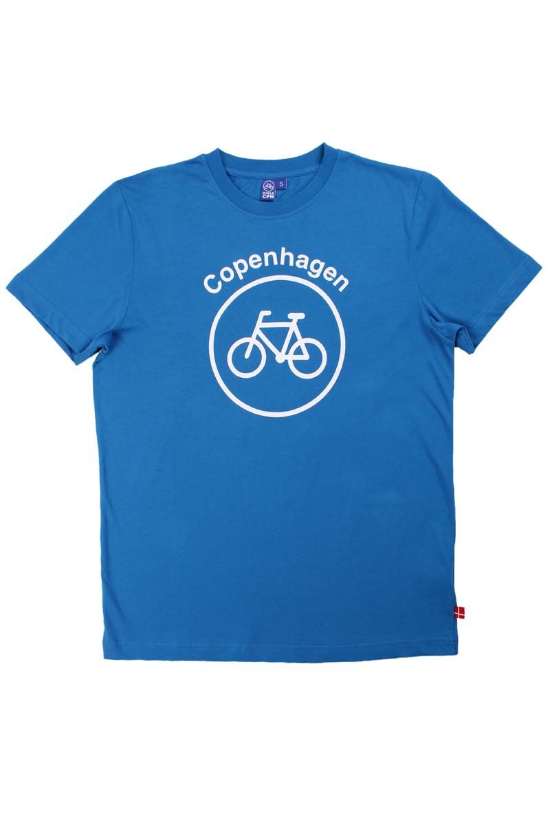 CYCLECPH Cycle Tee Royal Blue CYCLE (white)