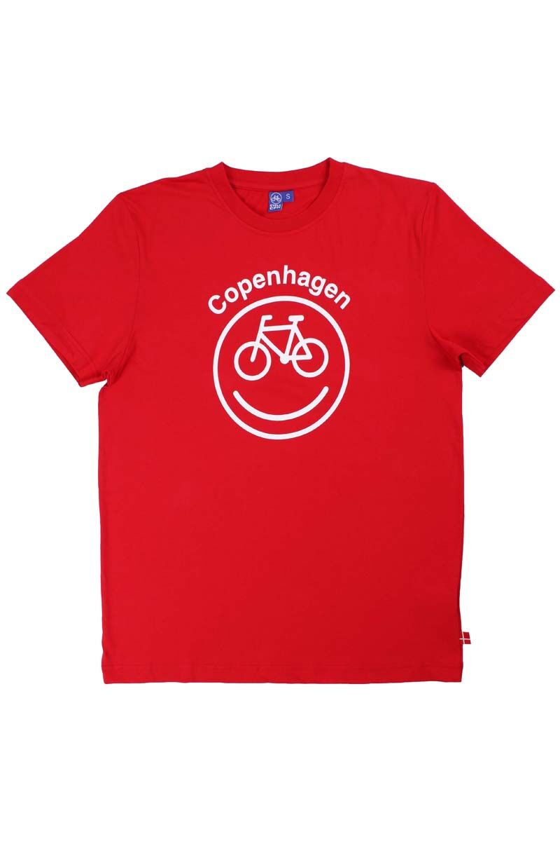 CYCLECPH Smilecycle Tee  Red CYCLE (white)