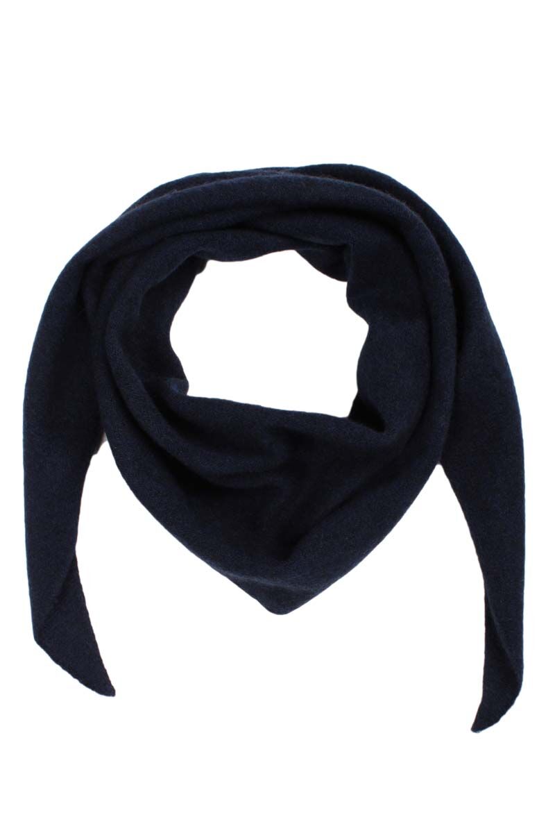 ESS - Daneplume Cashmere Scarf Navy