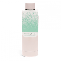 RL Rubber coated steel bottle Light pink