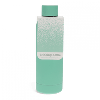 RL Rubber coated steel bottle Mint green