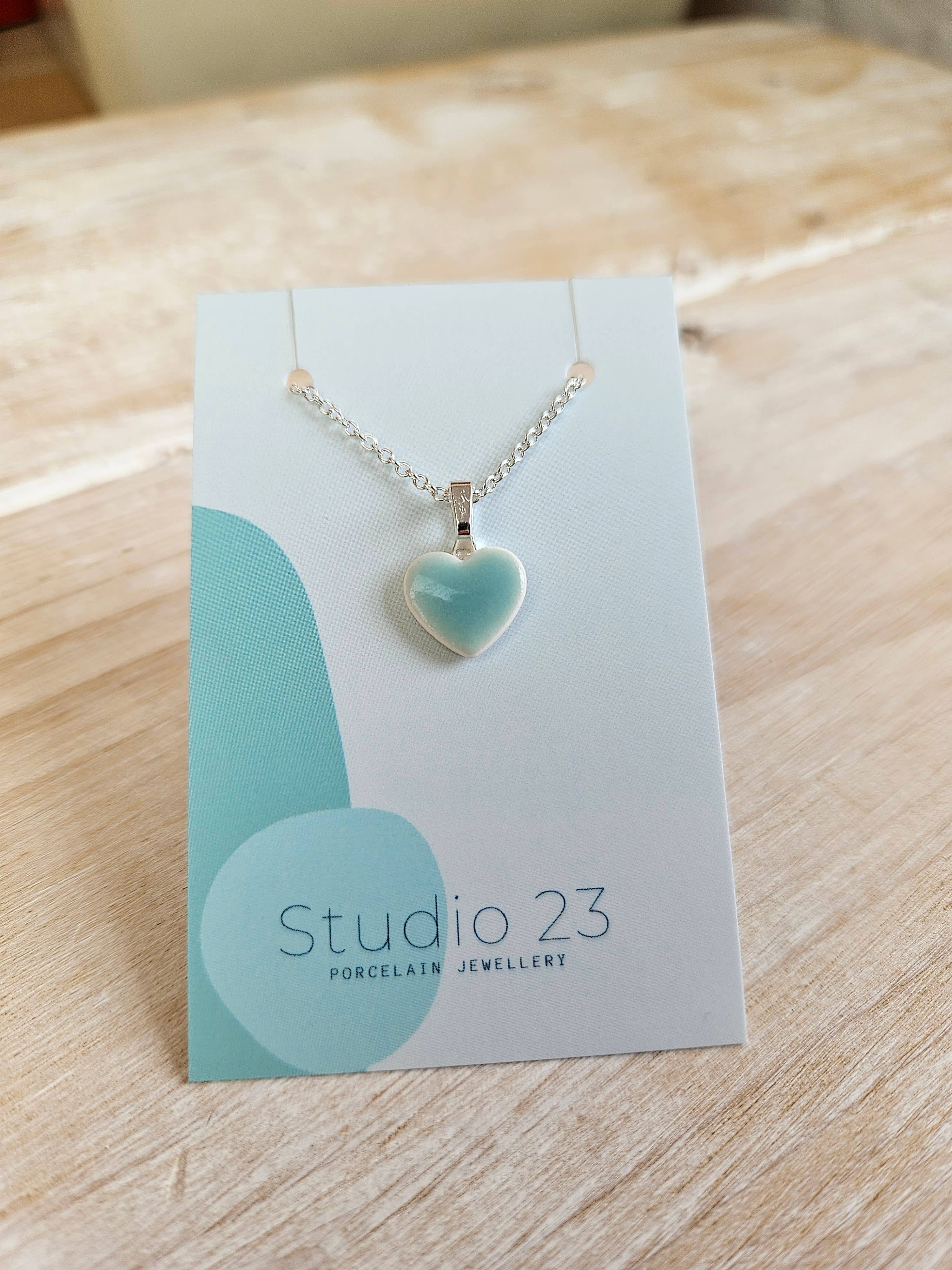 Studio 23 Heart Pendant Blush Pink