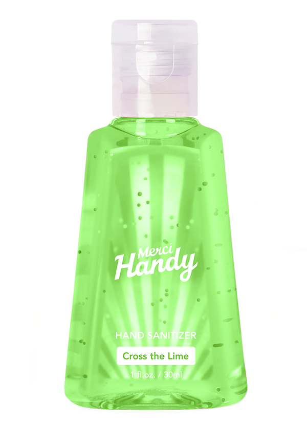 Merci Hand Cleansing Gel Cross the Lime