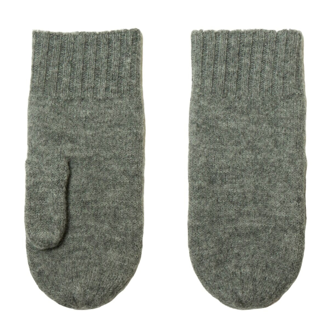 JOHA Mittens Women Grey Melange