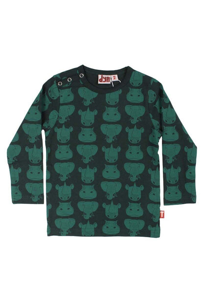 Dyrcritter Baby T Black Green TYKHUDER AOP
