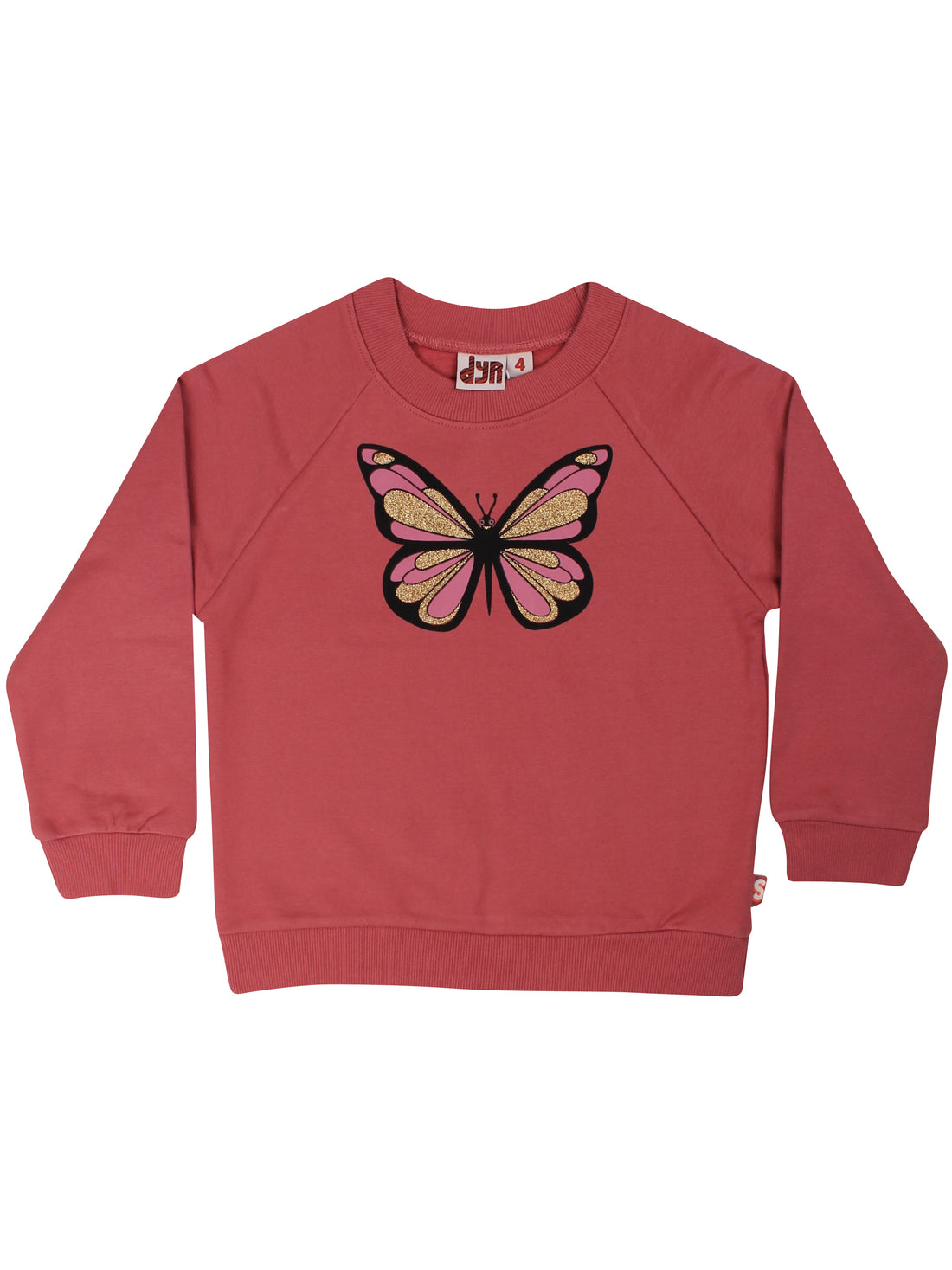 Dyrbellow Sweat Dk Rose SOMMERFUGL