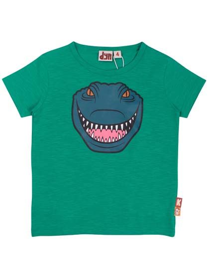 T-shirt til børn med krokodille 