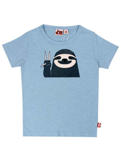T-shirt til børn med dovendyr 