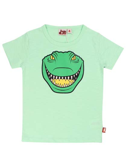 T-shirt til børn med krokodille  