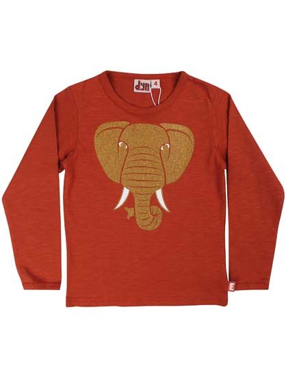 Bluse til børn med elefant 