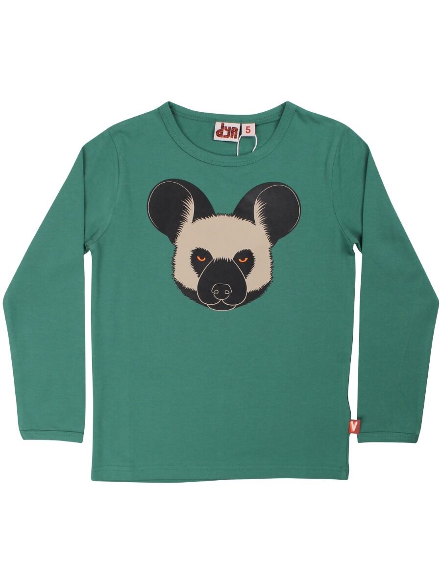 Bluse til børn med vildhund 