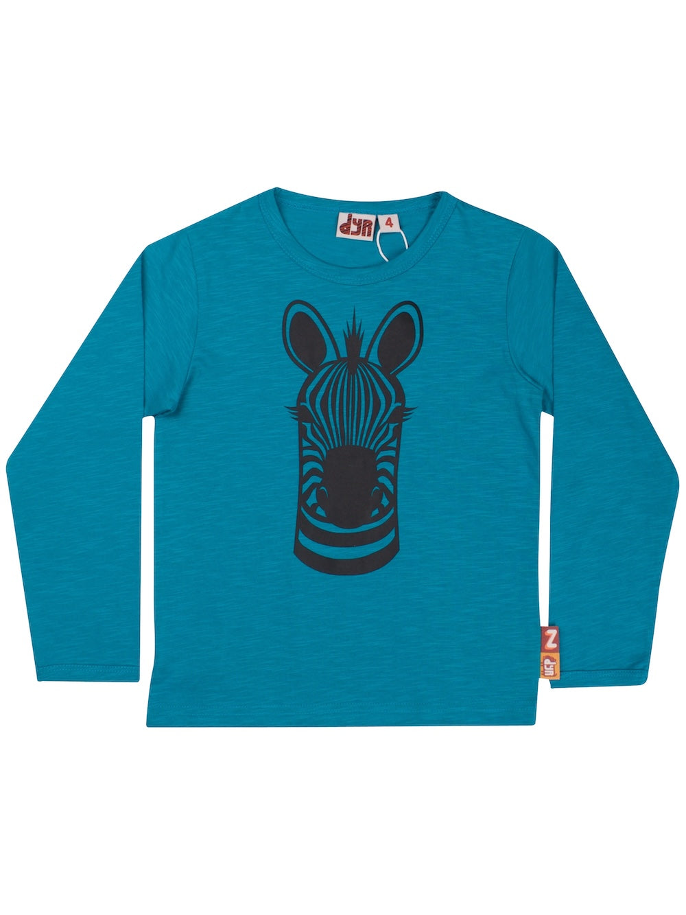 Dyrmammal Tee Turquoise ZEBRA EYE