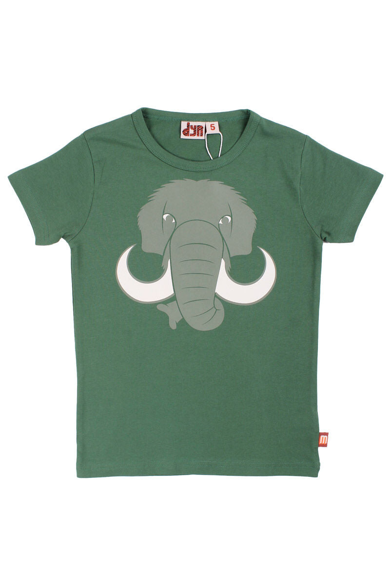 T-shirt til børn med mammut    