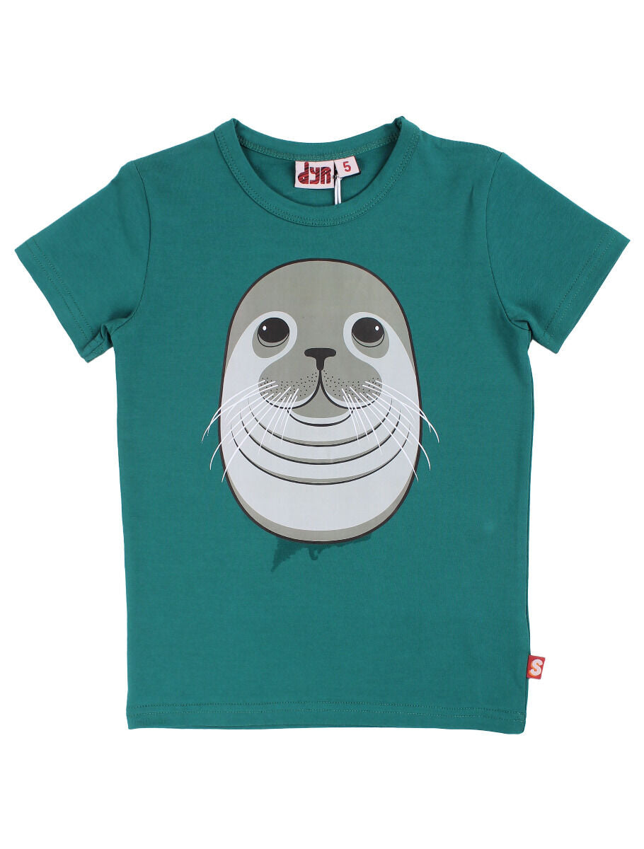 T-shirt med sæl til børn