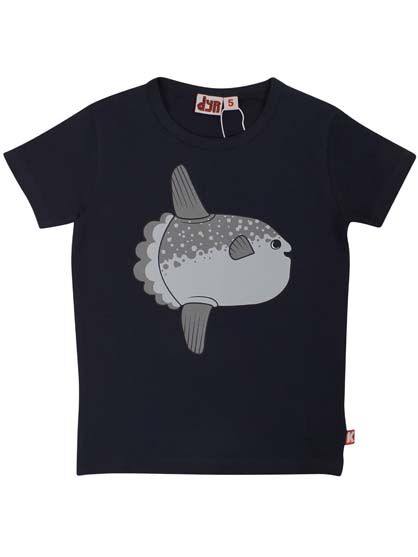 T-shirt til børn med klumpfisk      