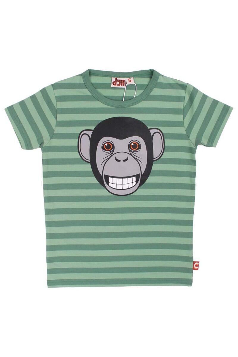 T-shirt til børn med chimpanse    