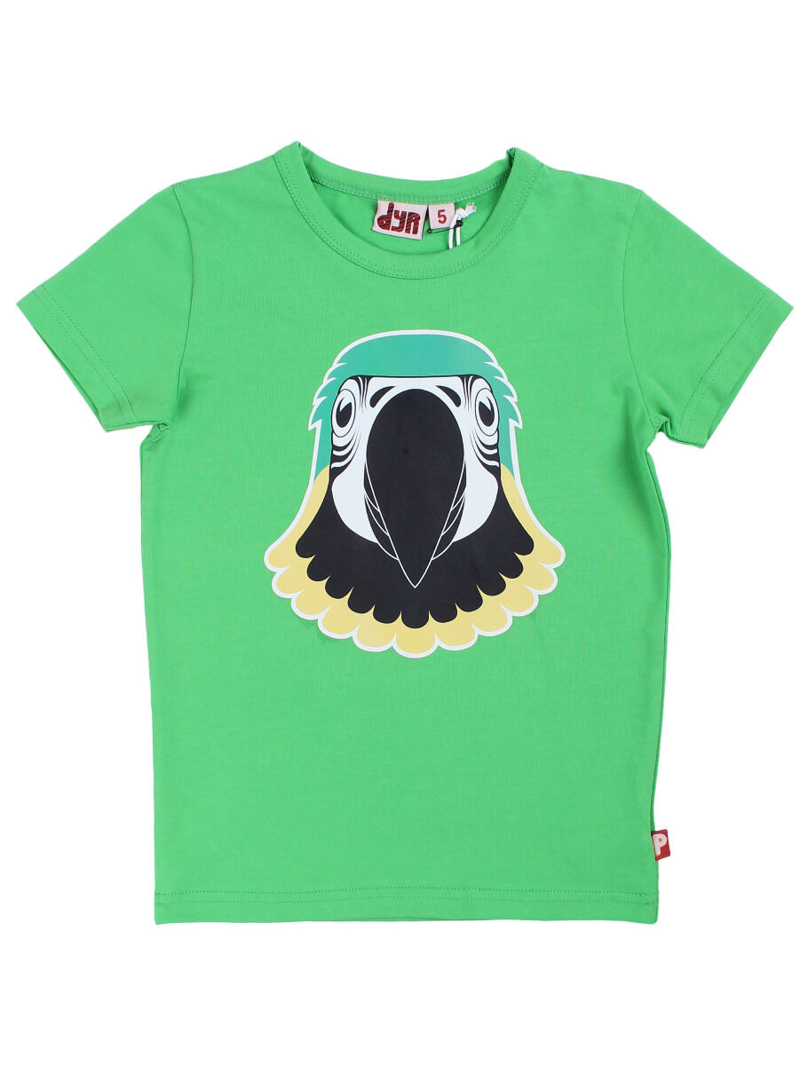 Børne t-shirt med papegøje
