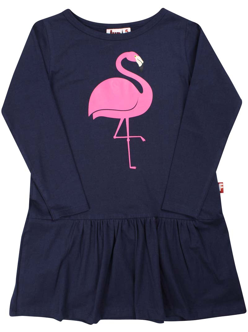 Dyrbirdy Dress Dark Navy FLAMINGO