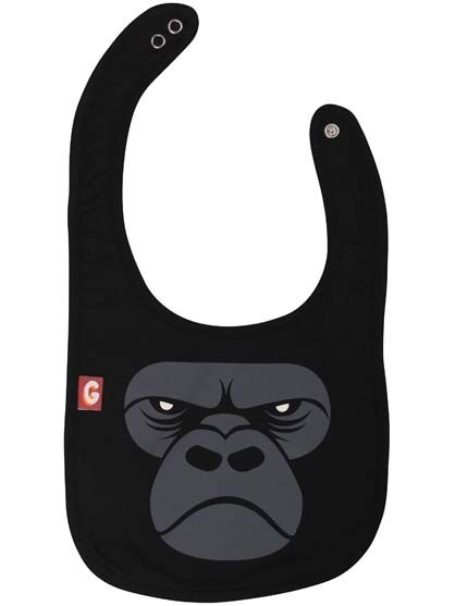 Dyrmunchie Bib Black ZOOMGORILLA