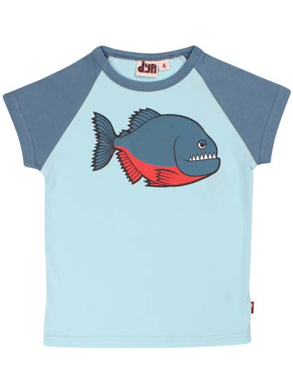 T-shirt til børn med piratfisk  