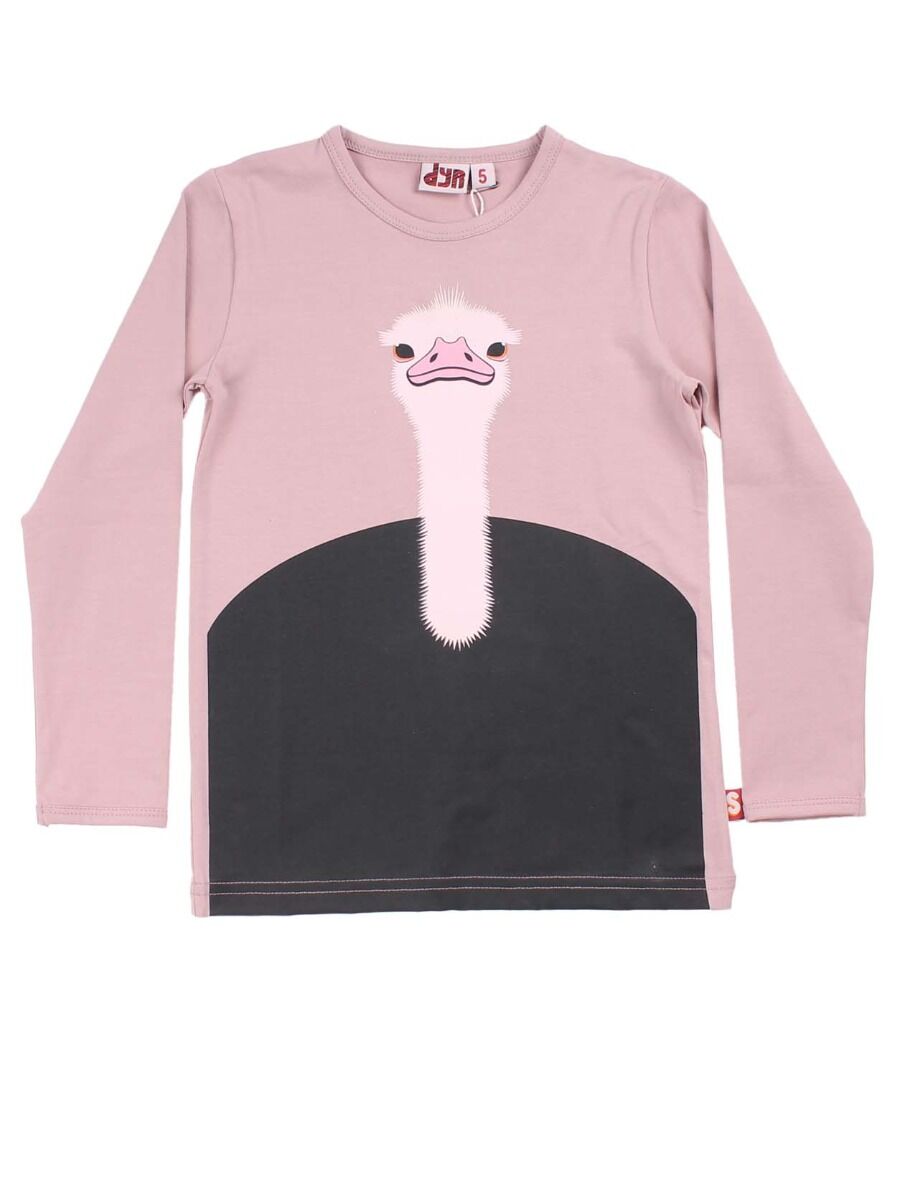 Bluse med Struds
