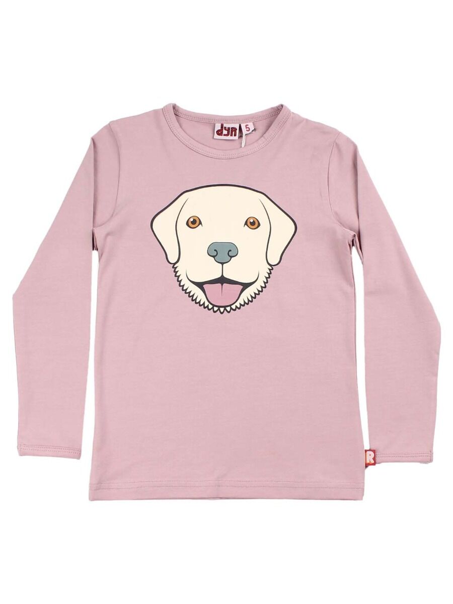 Bluse til børn med golden retriever hund