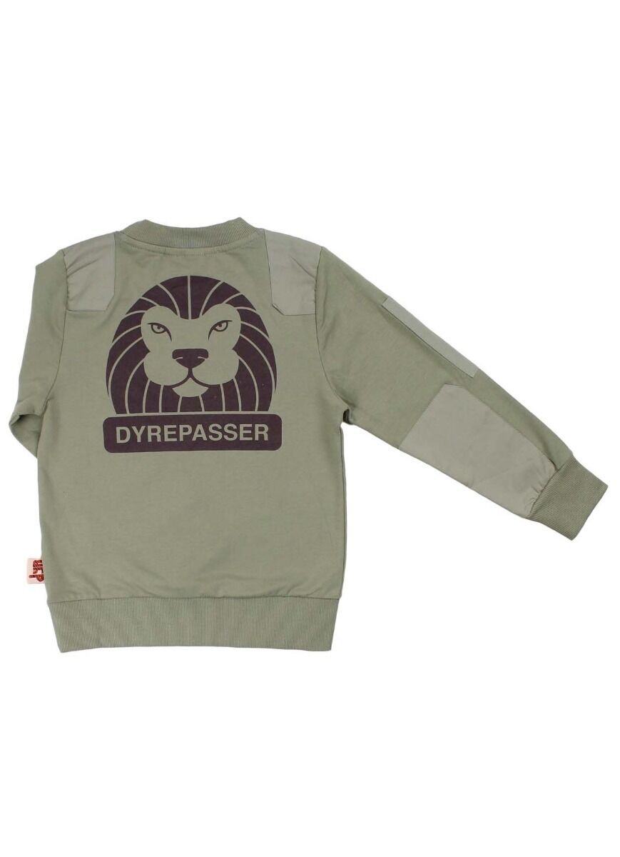 Skøn dyrepasser sweatshirt til børn med fine detaljer