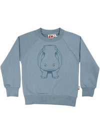 Dyrbellow Sweat Blue Grey OUTLINE FLODHEST